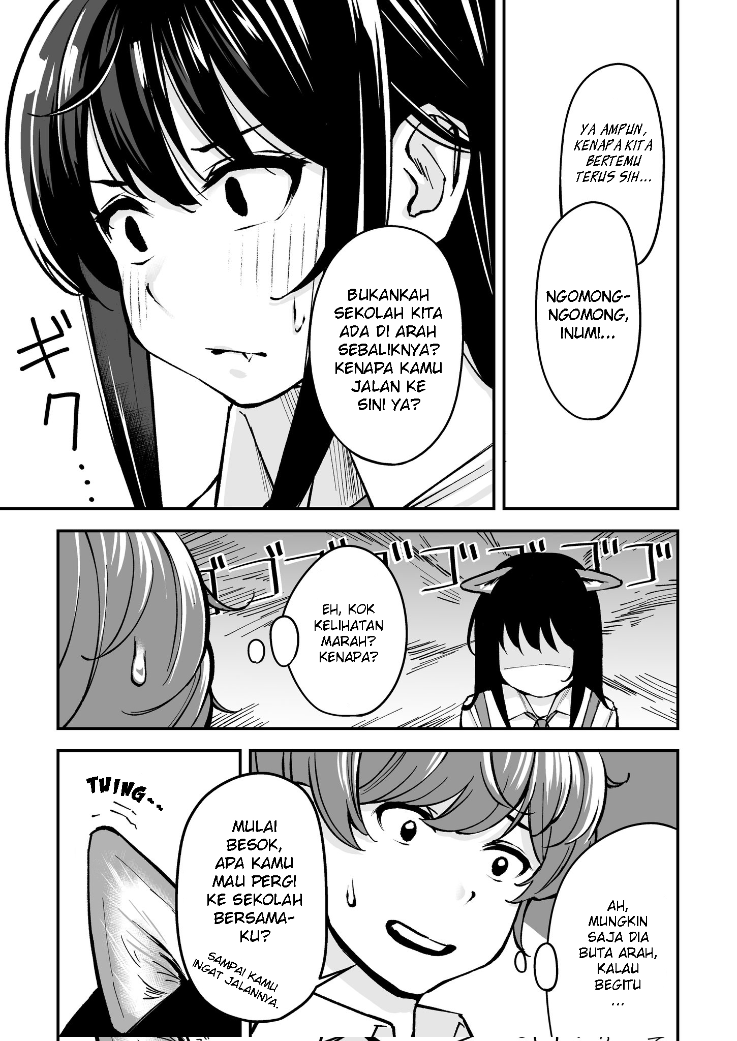 Dog-Eared Tsundere Classmate Story Chapter 2 - halaman 3