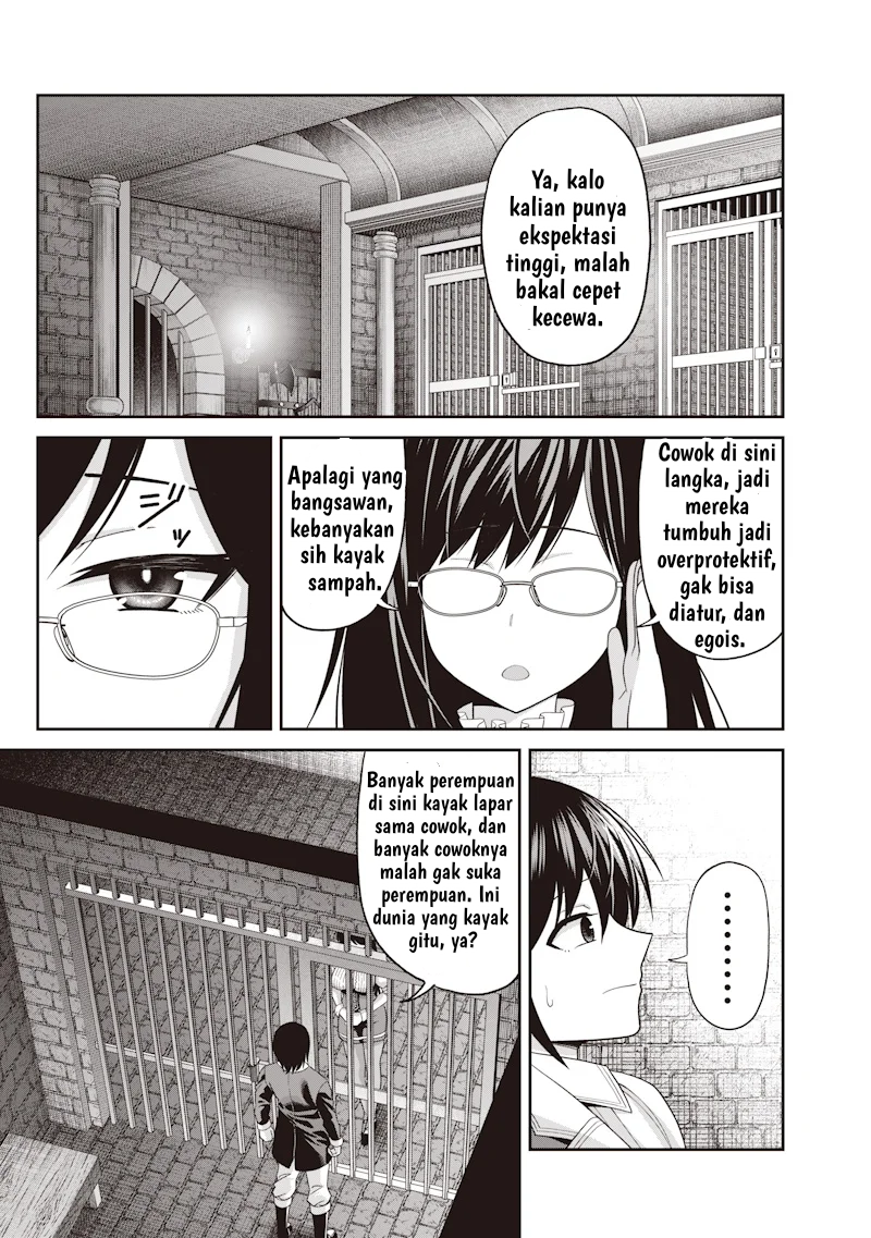 Dokushin Kizoku: Danjohi 1:99 Sekai no Akuyaku Reisoku Chapter 1 - halaman 36