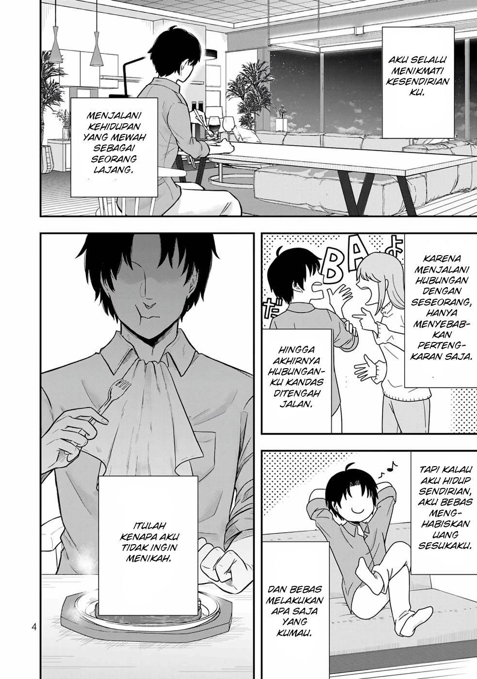 Dokushin Kizoku wa Isekai wo Ouka suru: Kekkon shinai Otoko no Yuuga na Ohitorisama Life Chapter 1 - halaman 5