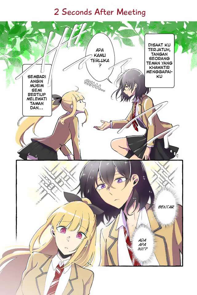 Dokyuusei no Oshi Sakka ni Yuri Mousou ga Bareta Kekka Chapter 1 - halaman 1