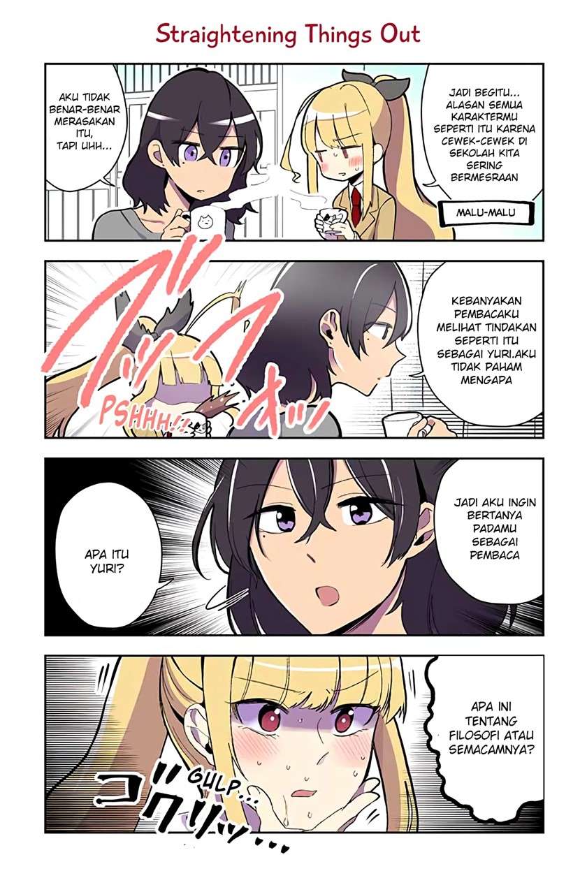 Dokyuusei no Oshi Sakka ni Yuri Mousou ga Bareta Kekka Chapter 6 - halaman 1