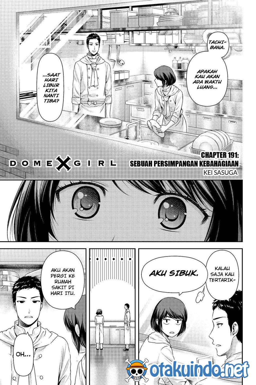 Domestic na Kanojo Chapter 191 - halaman 2