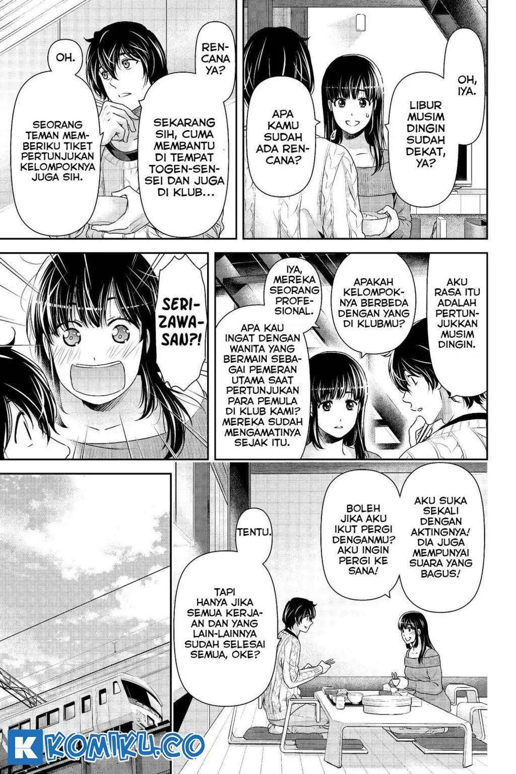 Domestic na Kanojo Chapter 206 - halaman 4