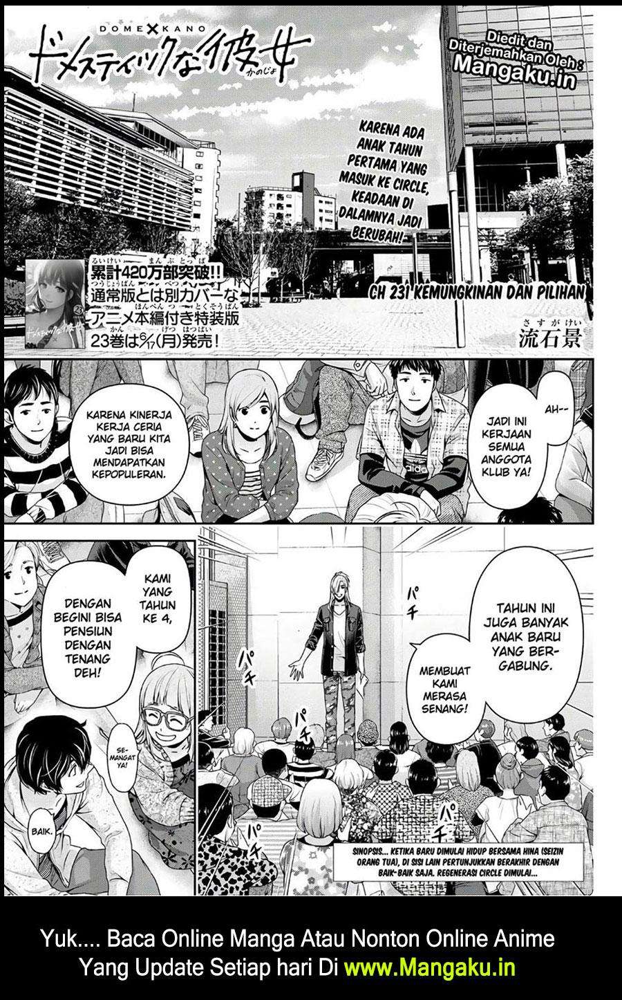 Domestic na Kanojo Chapter 231 - halaman 2