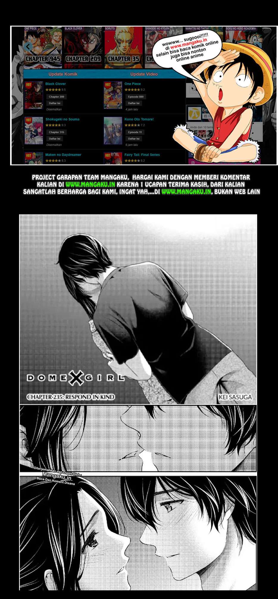 Domestic na Kanojo Chapter 235 - halaman 2