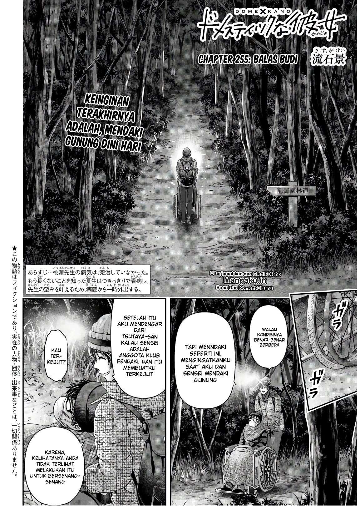 Domestic na Kanojo Chapter 255 - halaman 3