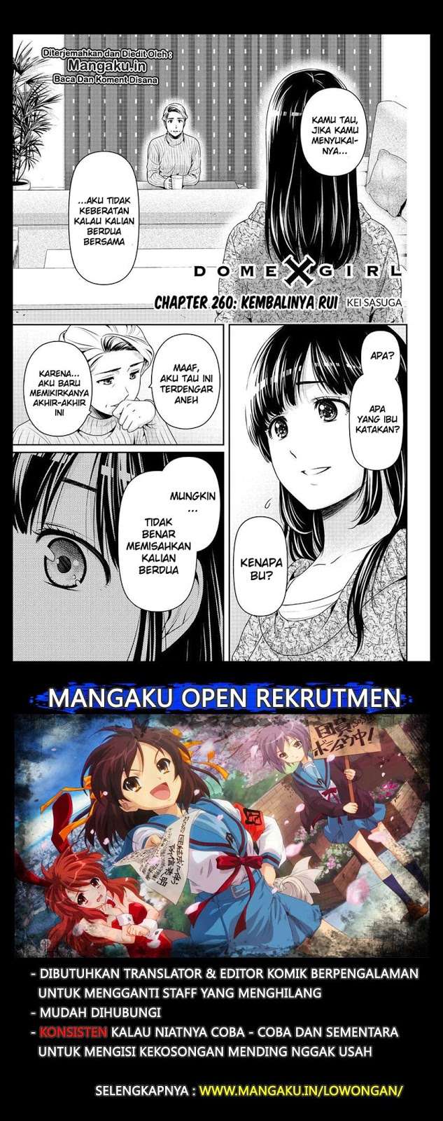Domestic na Kanojo Chapter 260 - halaman 1