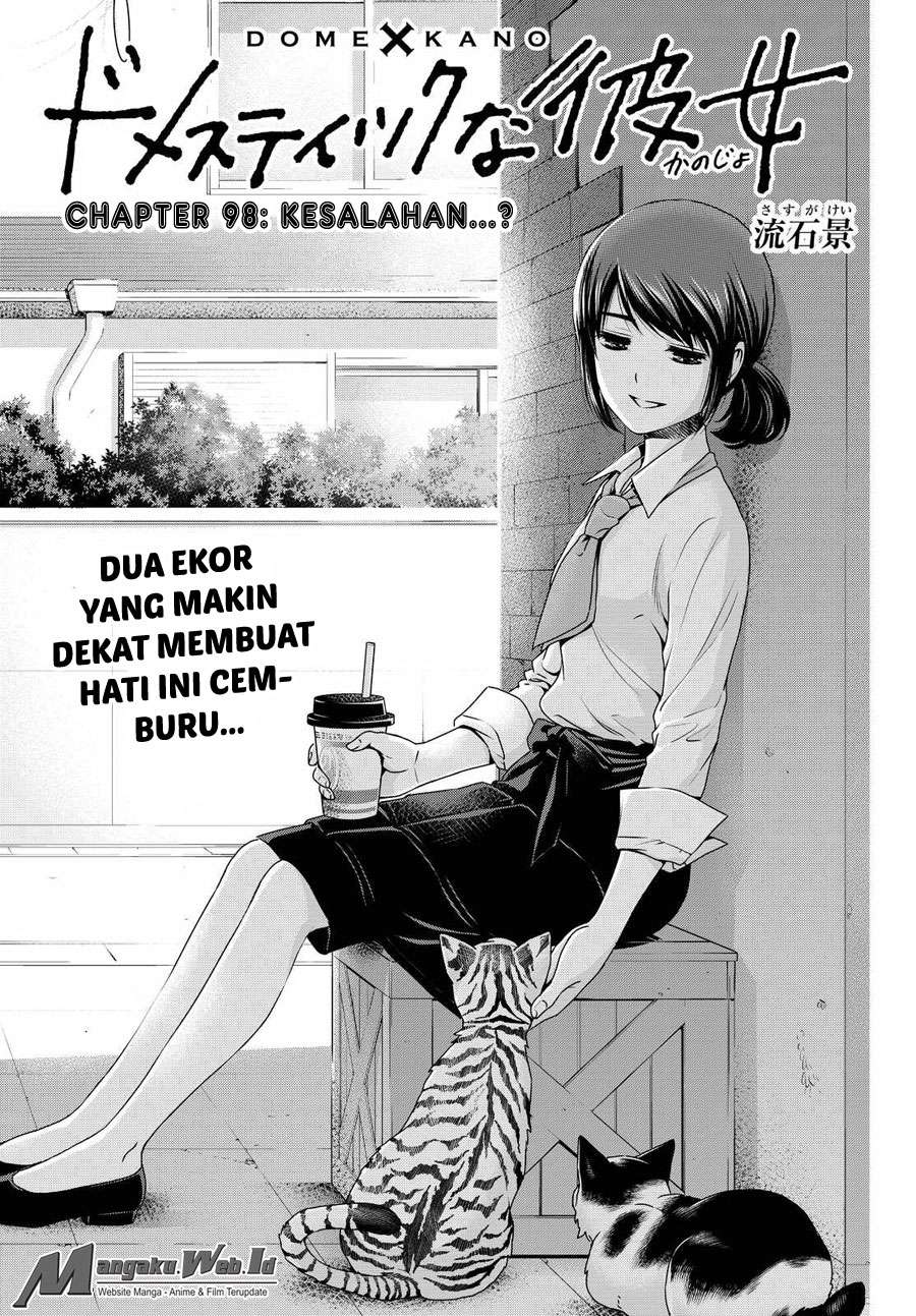 Domestic na Kanojo Chapter 98 - halaman 2