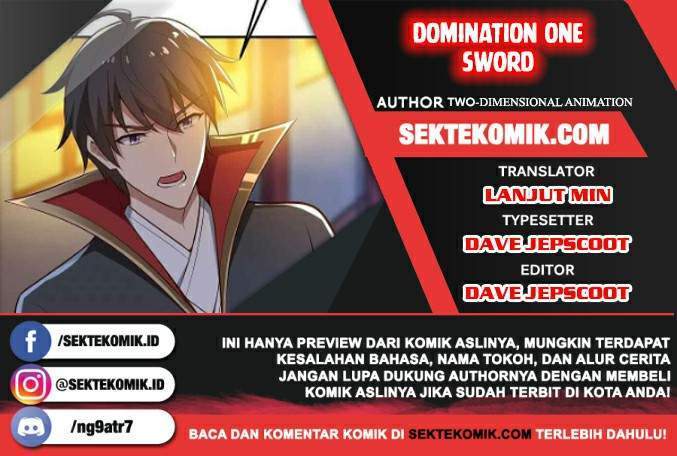 Domination One Sword Chapter 161 - halaman 1