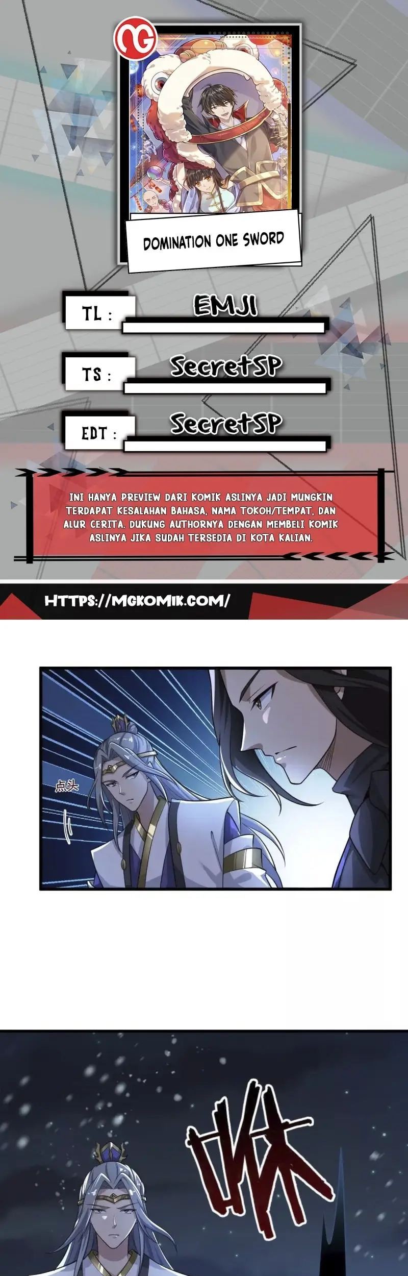 Domination One Sword Chapter 215 - halaman 1