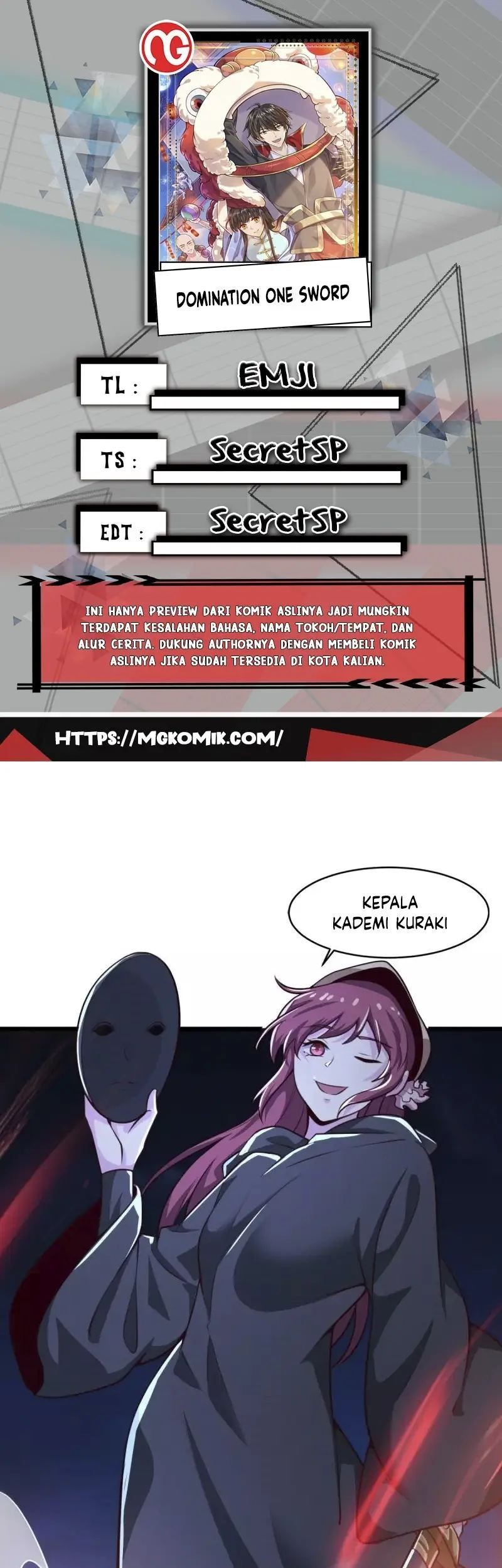 Domination One Sword Chapter 216 - halaman 1