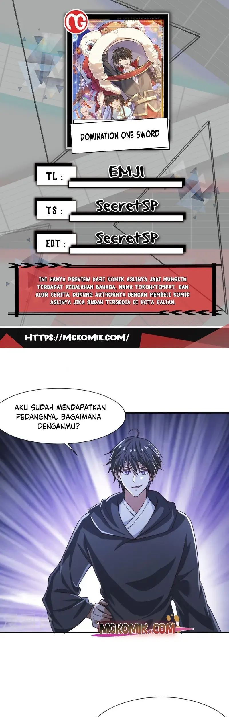 Domination One Sword Chapter 218 - halaman 1