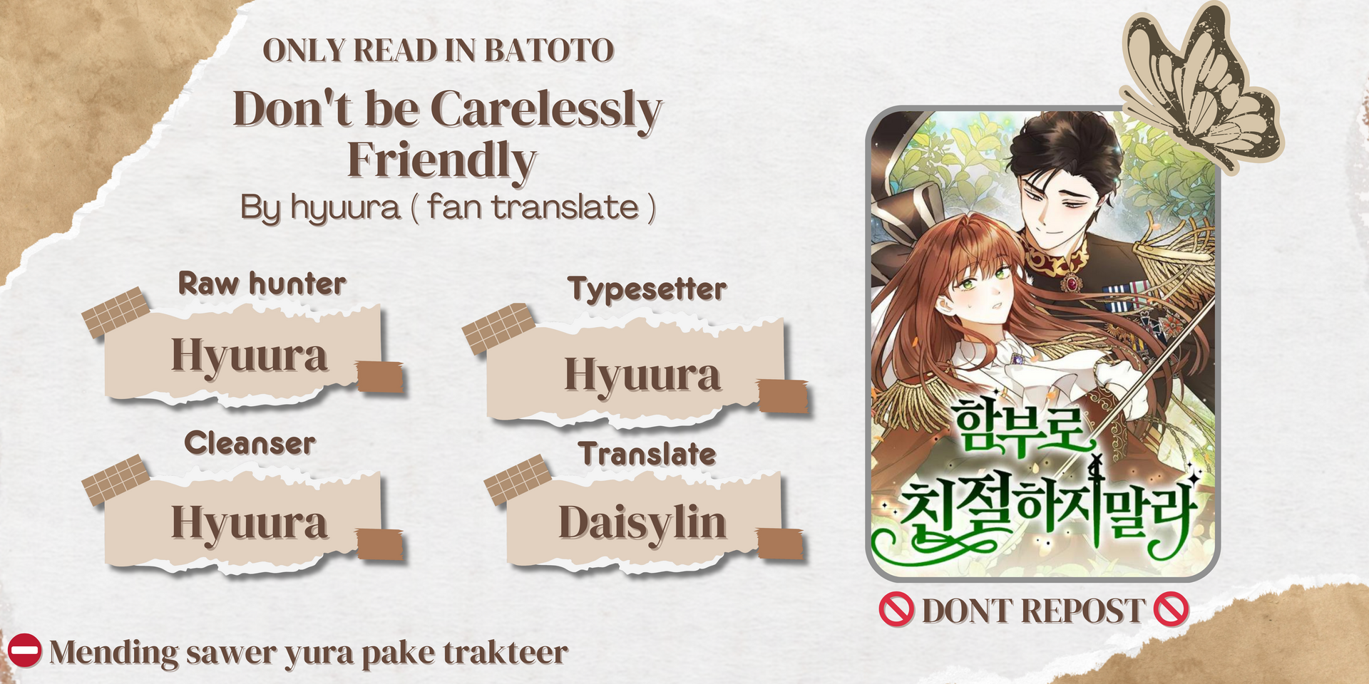 Don't Be Too Nice Chapter 21 - halaman 1
