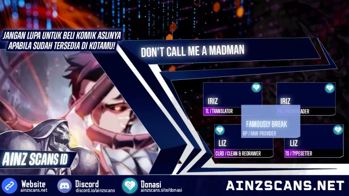 Don’t Call me a Madman Chapter 9 - halaman 1
