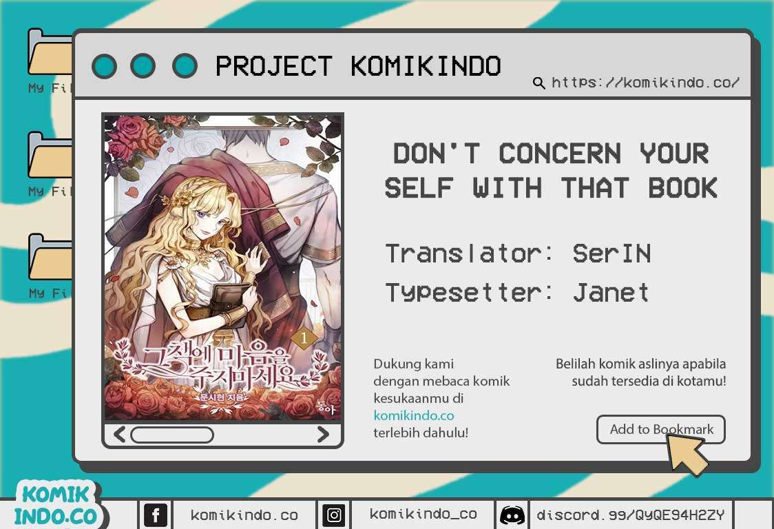 Don’t Concern Yourself With That Book Chapter 19 - halaman 1