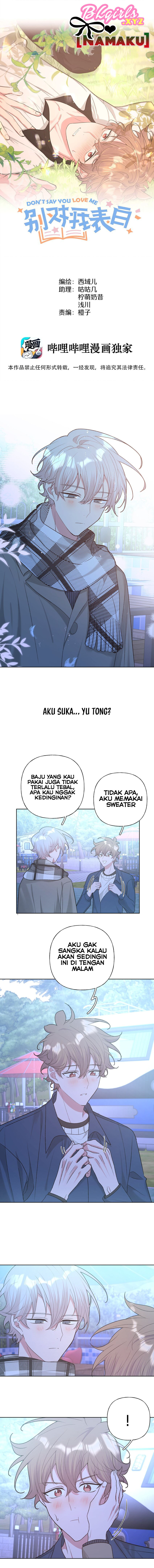 Don’t Say You Love Me Chapter 66 - halaman 1