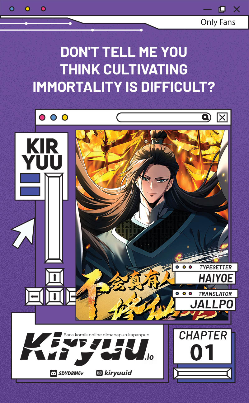 Don’t Tell Me You Think Cultivating Immortality Is Difficult? Chapter 1 - halaman 1