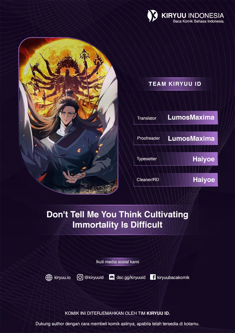 Don’t Tell Me You Think Cultivating Immortality Is Difficult? Chapter 32 - halaman 1