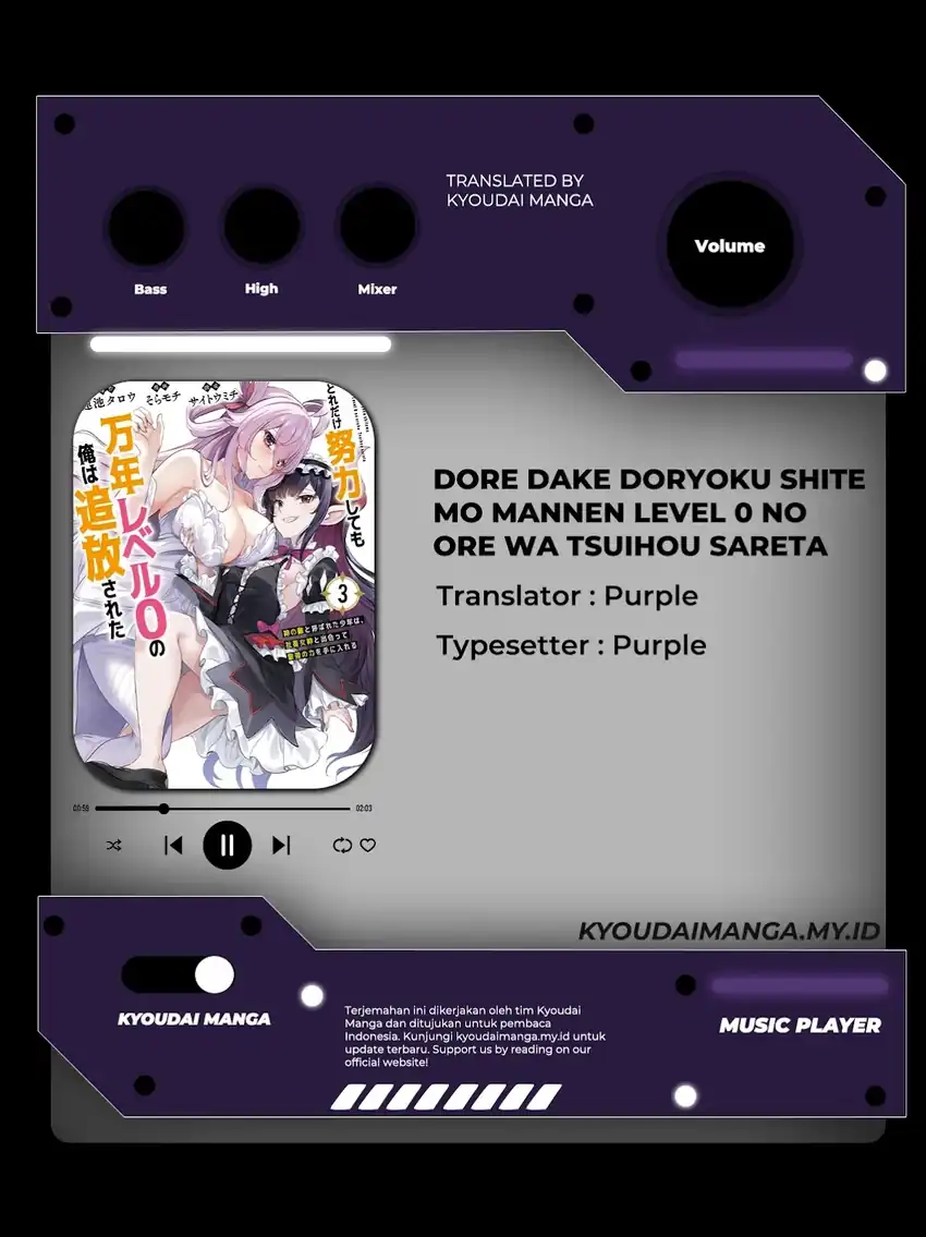 Dore dake Doryoku Shite mo Mannen Level 0 no Ore wa Tsuihou Sareta Chapter 16 - halaman 1