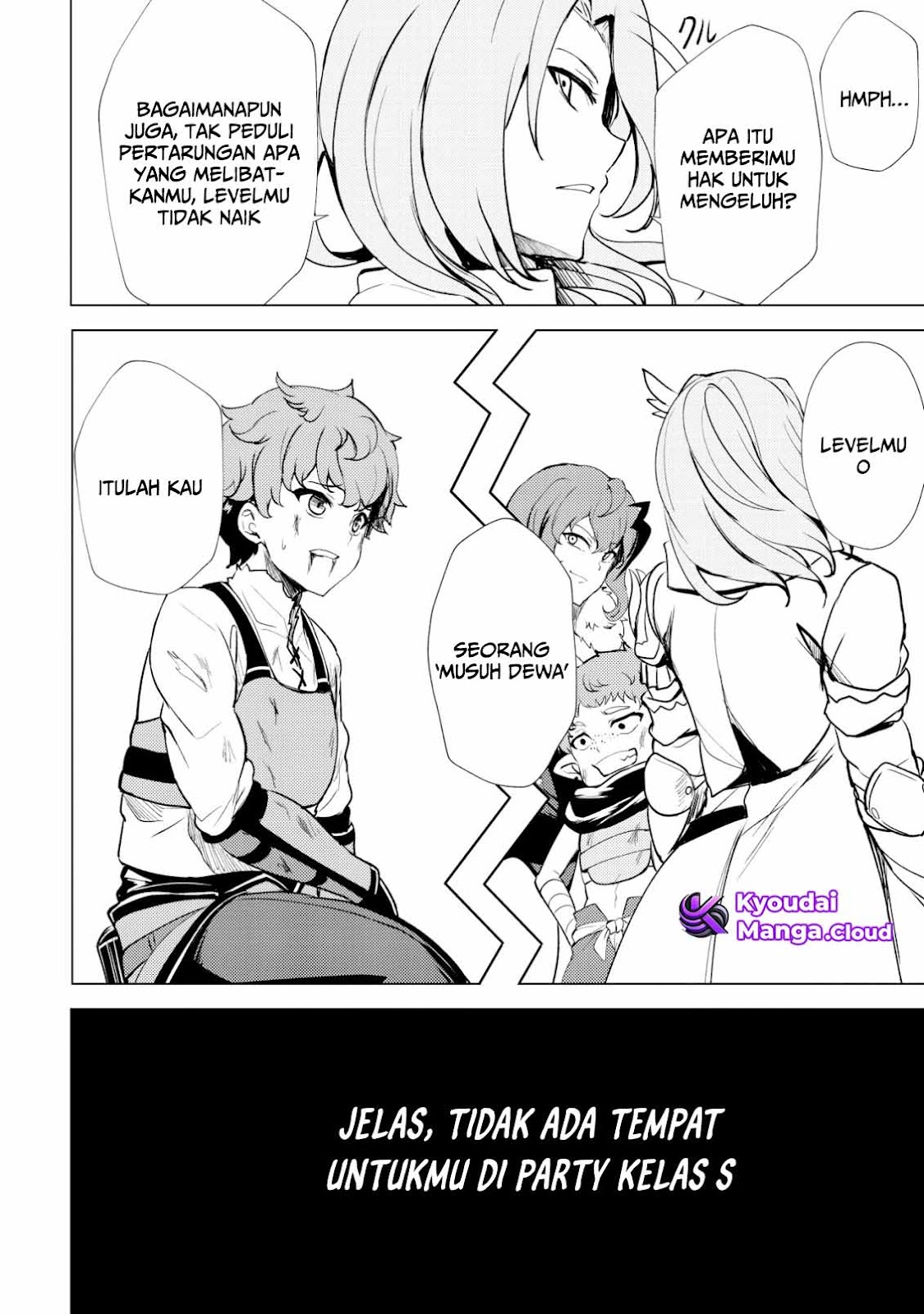 Doredake Doryoku shitemo Mannen Level 0 no Ore wa Tsuihou sareta: Kami no Teki to Yobareta Shounen wa, Shachiku Megami to Deatte Saikyou no Chikara wo Te ni Ireru Chapter 1 - halaman 27