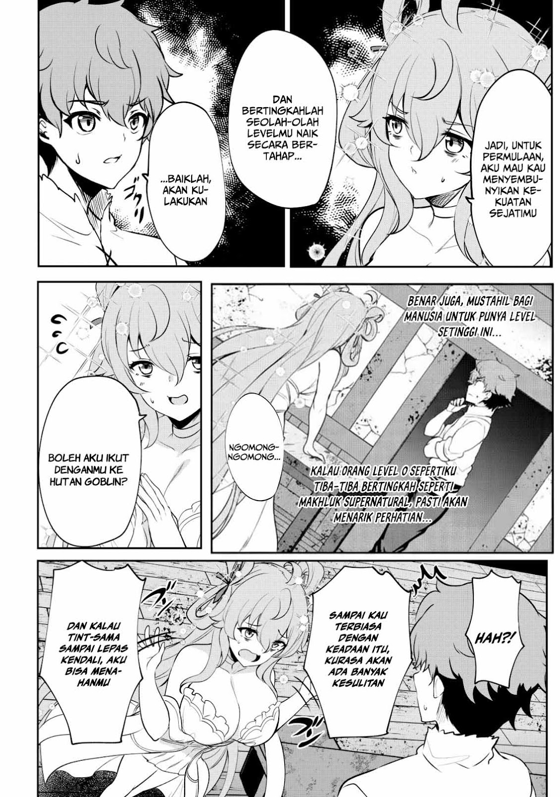 Doredake Doryoku shitemo Mannen Level 0 no Ore wa Tsuihou sareta: Kami no Teki to Yobareta Shounen wa, Shachiku Megami to Deatte Saikyou no Chikara wo Te ni Ireru Chapter 3 - halaman 24