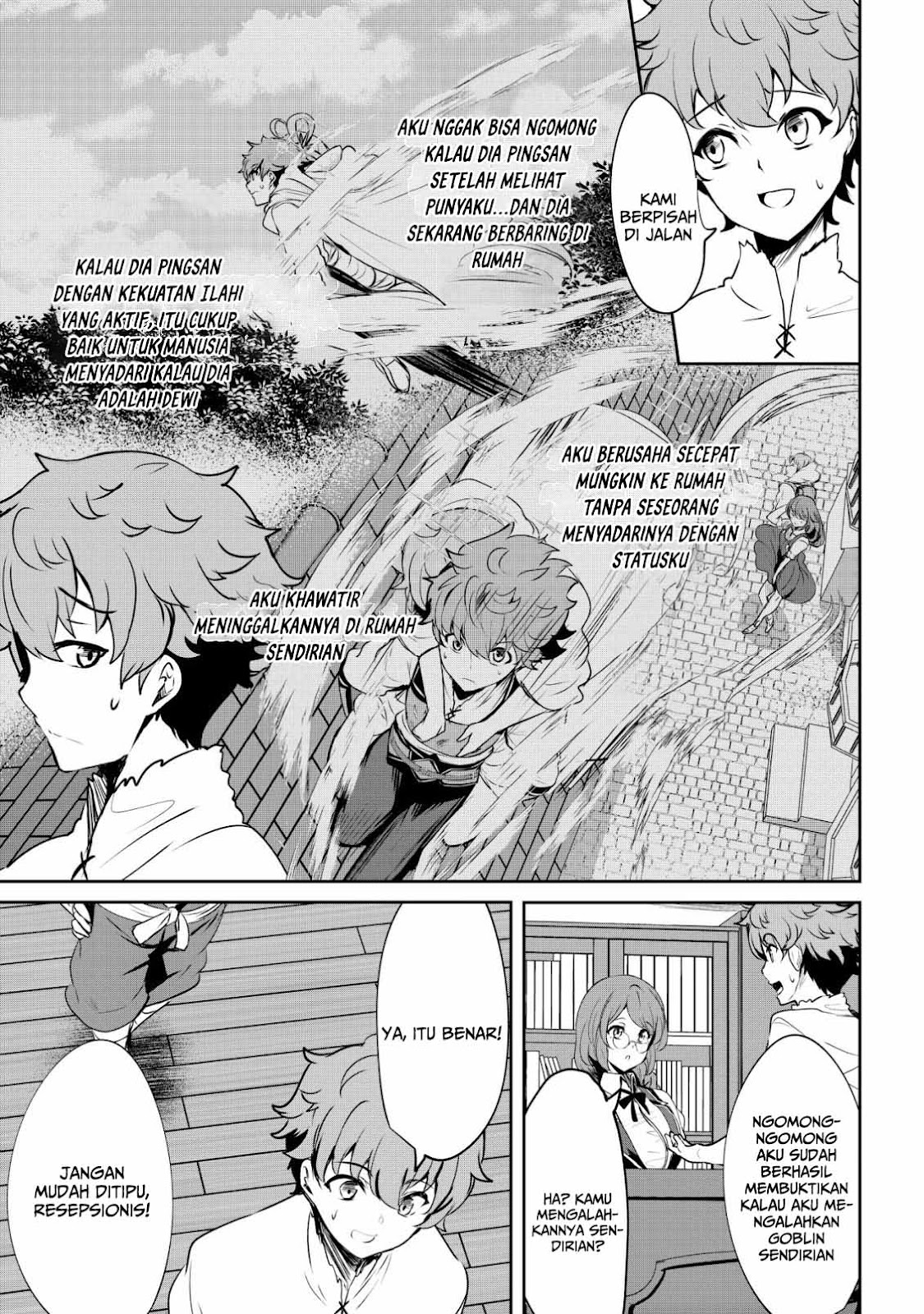 Doredake Doryoku shitemo Mannen Level 0 no Ore wa Tsuihou sareta: Kami no Teki to Yobareta Shounen wa, Shachiku Megami to Deatte Saikyou no Chikara wo Te ni Ireru Chapter 5 - halaman 17