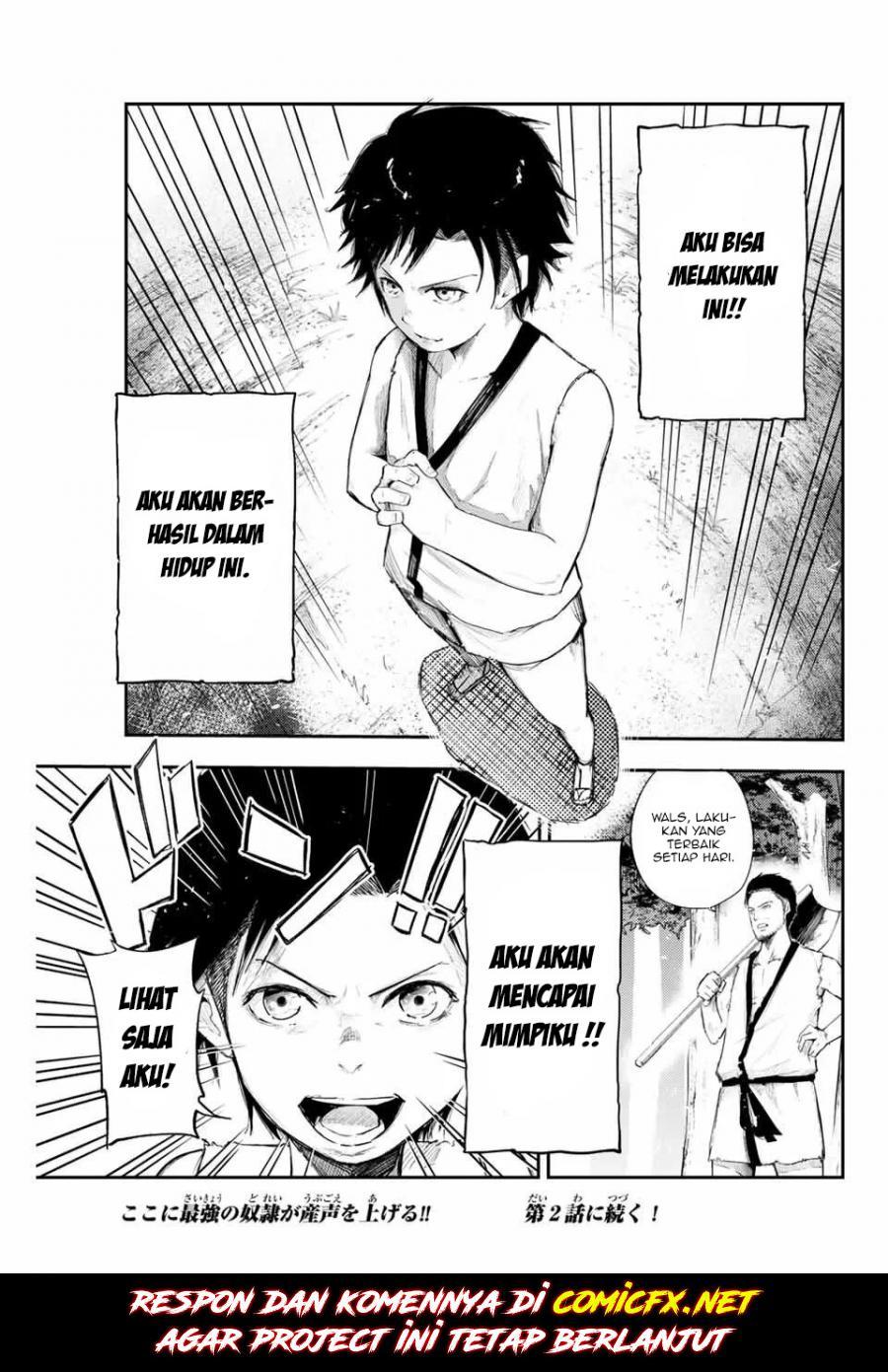 Dorei Tensei: Sono Dorei, Saikyou no Moto Ouji ni Tsuki Chapter 1.2 - halaman 23