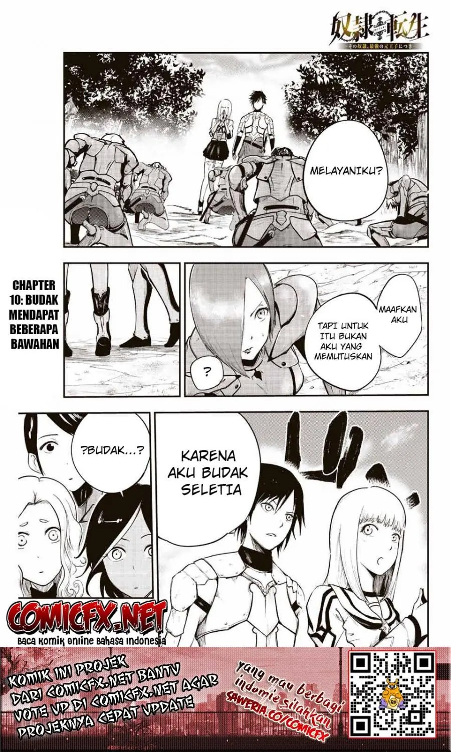 Dorei Tensei: Sono Dorei, Saikyou no Moto Ouji ni Tsuki Chapter 10 - halaman 2
