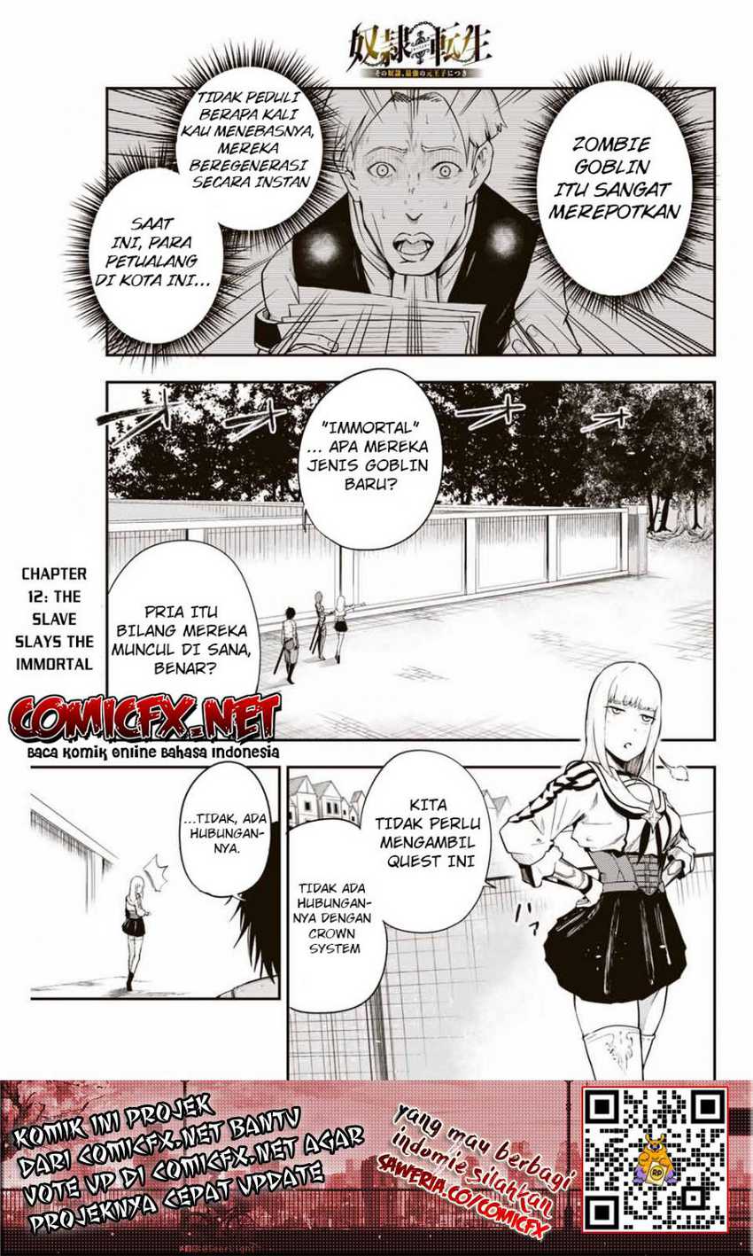 Dorei Tensei: Sono Dorei, Saikyou no Moto Ouji ni Tsuki Chapter 12 - halaman 2