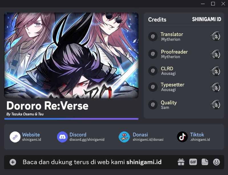 Dororo Re:Verse Chapter 19 - halaman 1