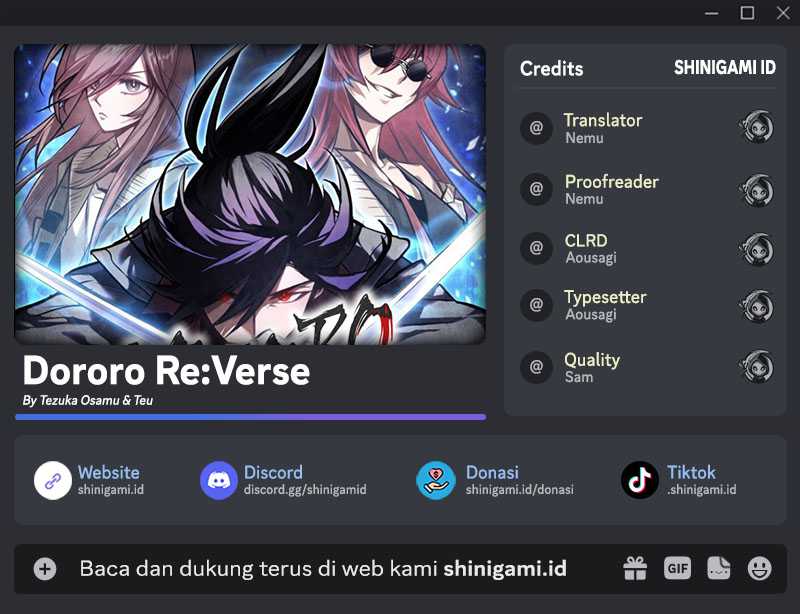 Dororo Re:Verse Chapter 23 - halaman 1