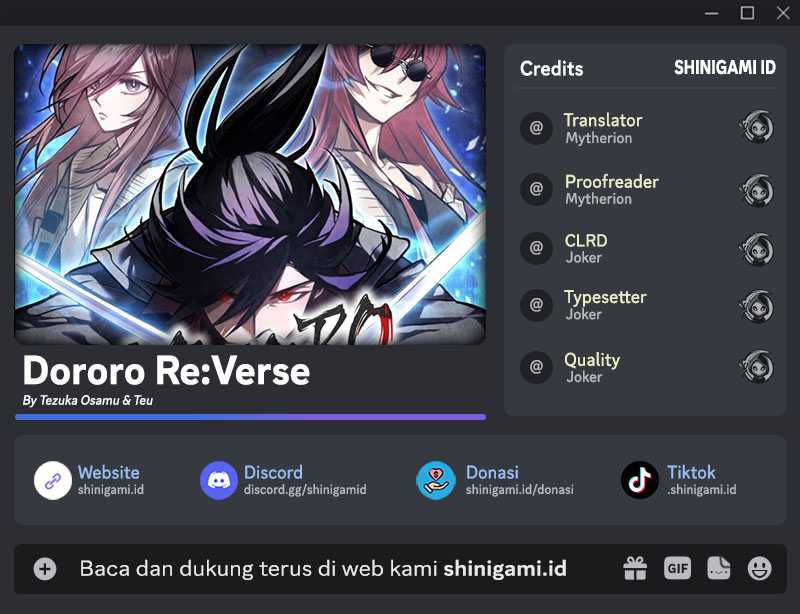 Dororo Re:Verse Chapter 31 - halaman 1