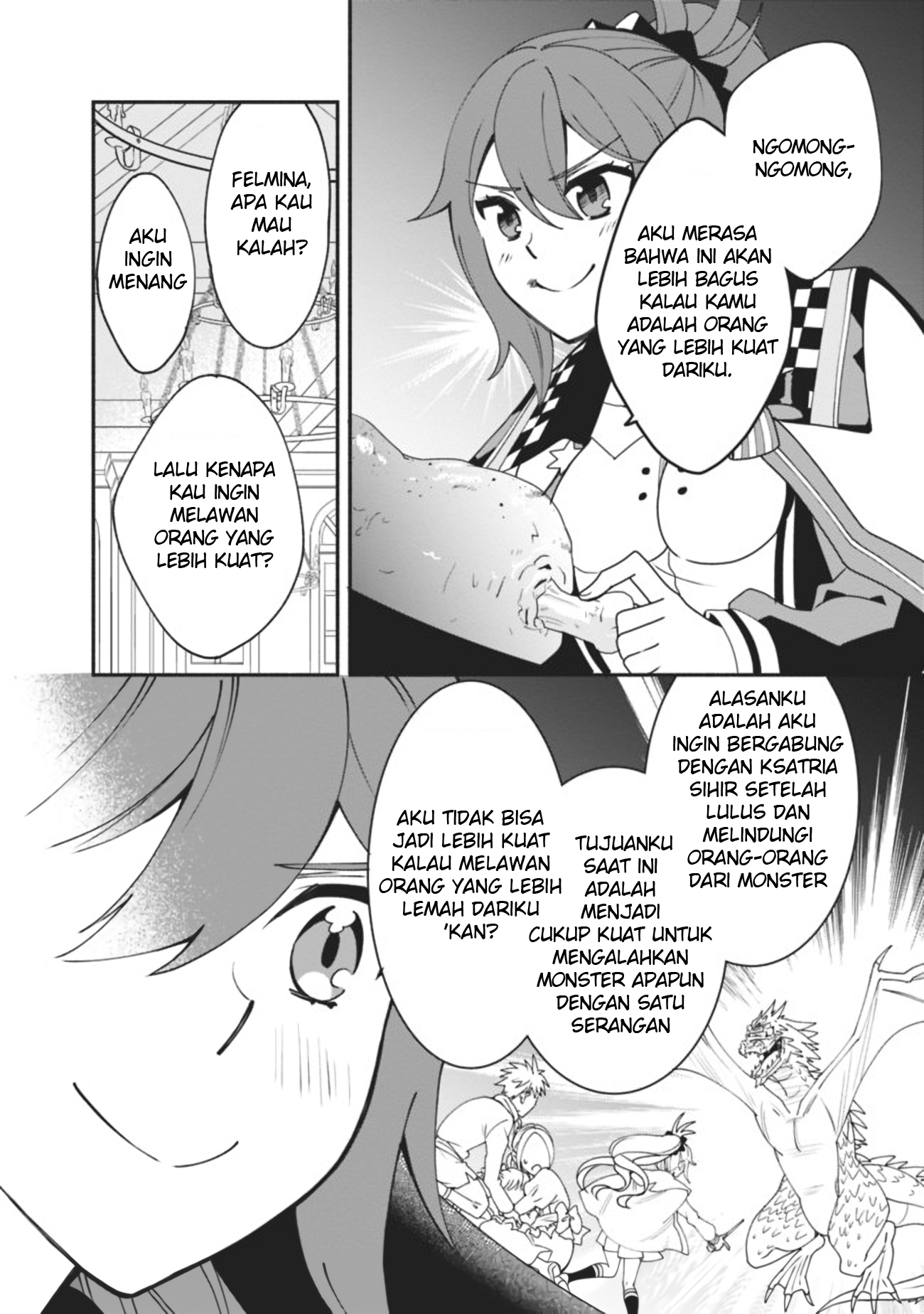 Doryoku Shisugita Sekai Saikyou no Butouka ha, Mahou Sekai wo Yoyuu de Ikinuku Chapter 5 - halaman 9