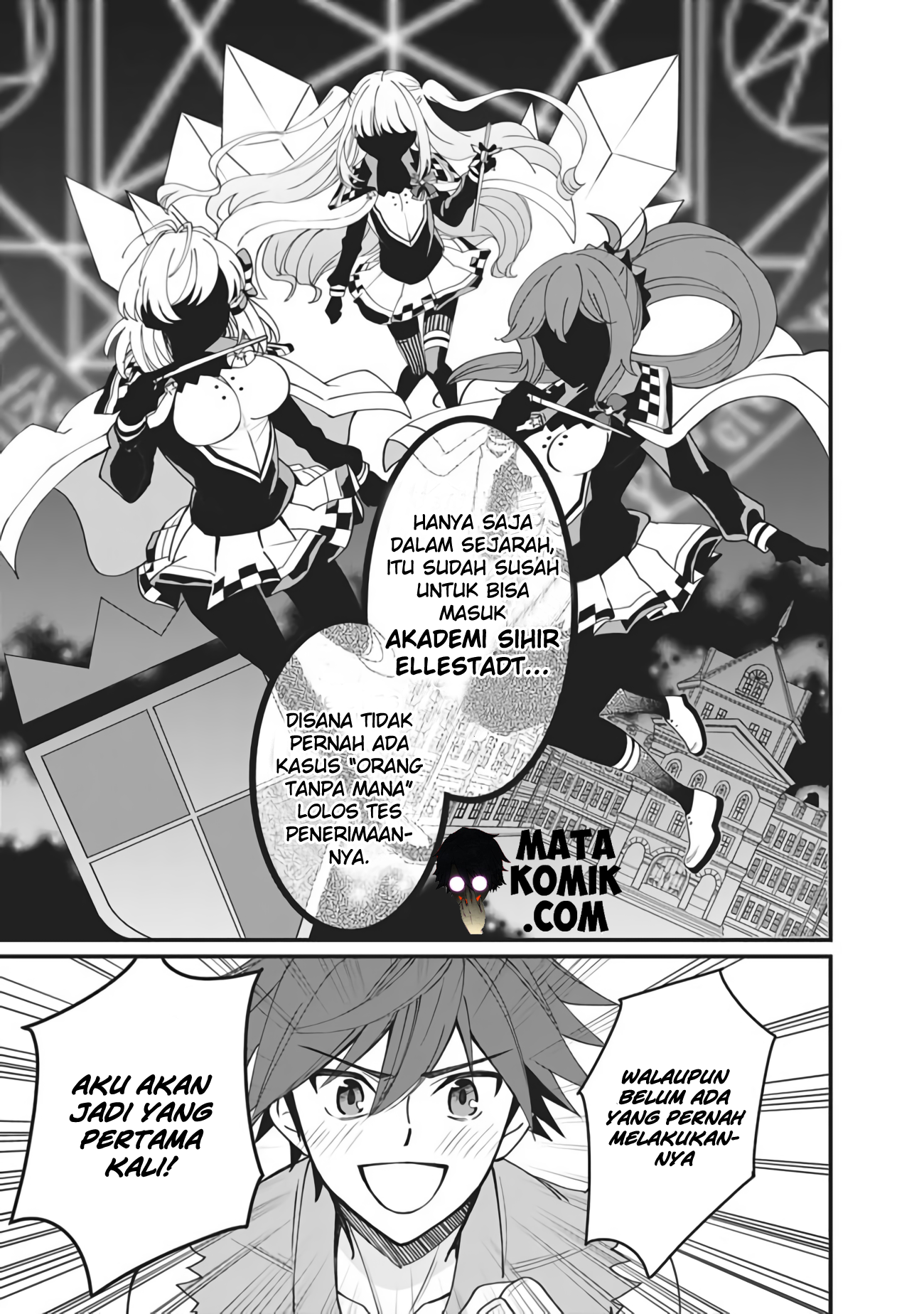 Doryoku Shisugita Sekai Saikyou no Butouka wa, Mahou Sekai wo Yoyuu de Ikinuku. Chapter 2 - halaman 17
