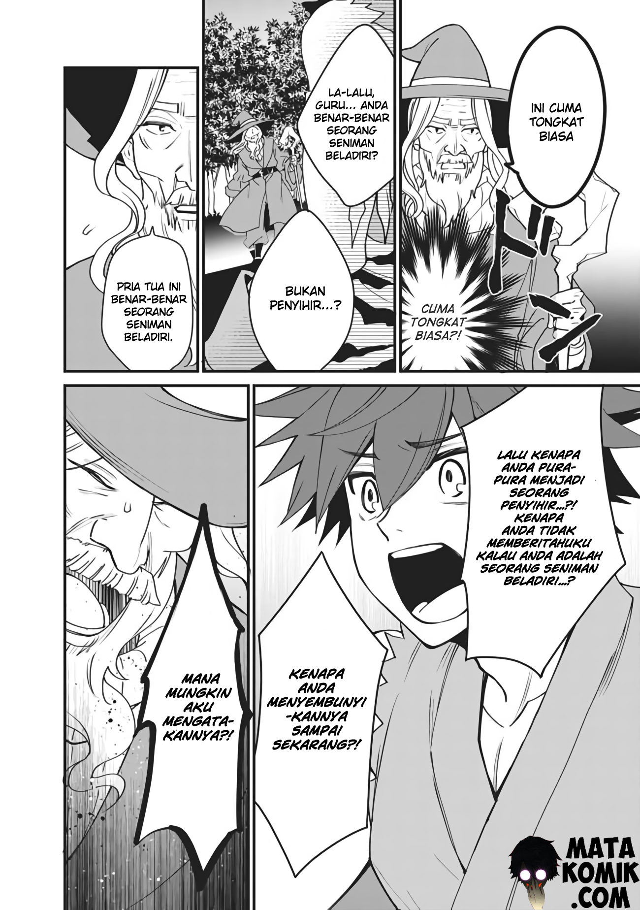 Doryoku Shisugita Sekai Saikyou no Butouka wa, Mahou Sekai wo Yoyuu de Ikinuku. Chapter 2 - halaman 8