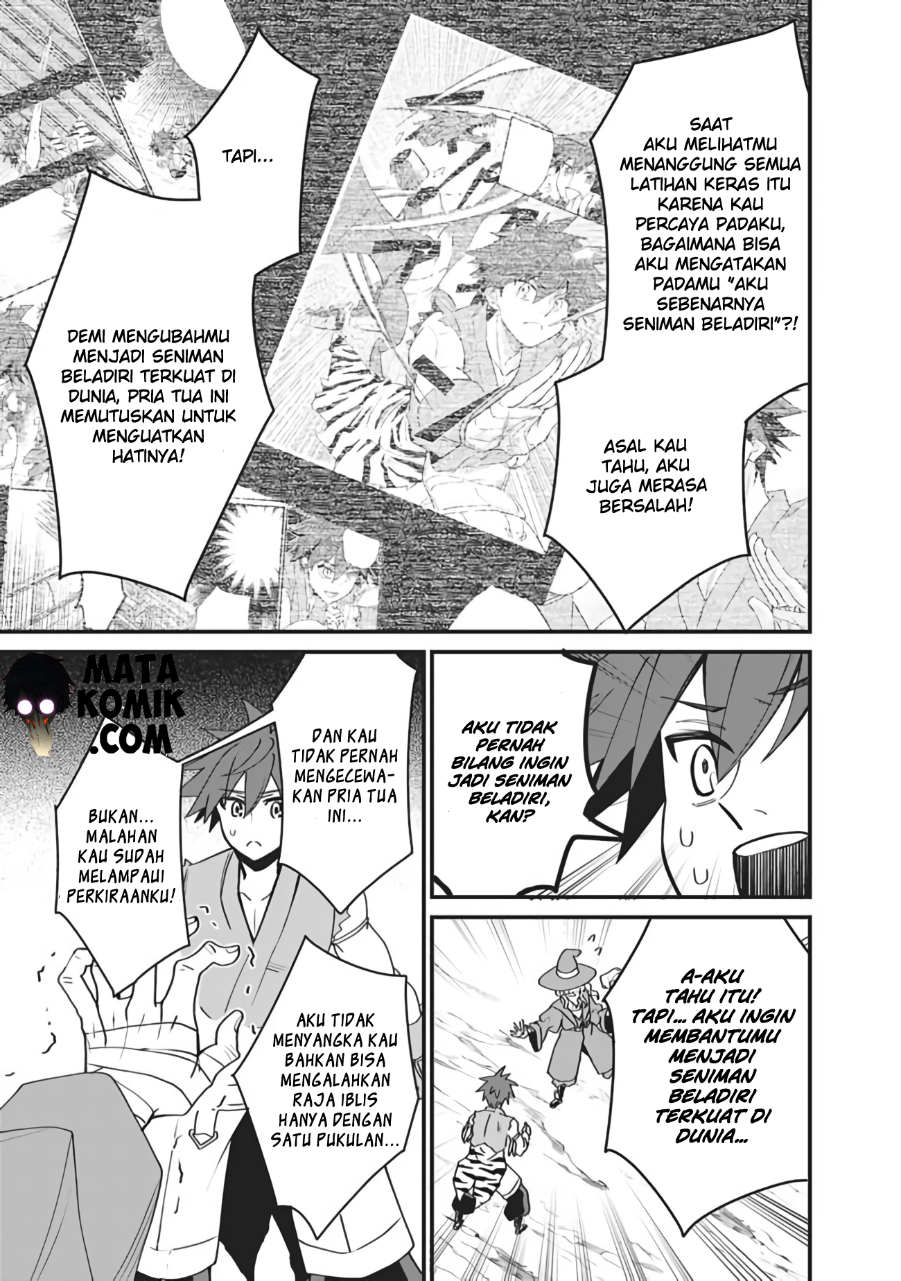 Doryoku Shisugita Sekai Saikyou no Butouka wa, Mahou Sekai wo Yoyuu de Ikinuku. Chapter 2 - halaman 9