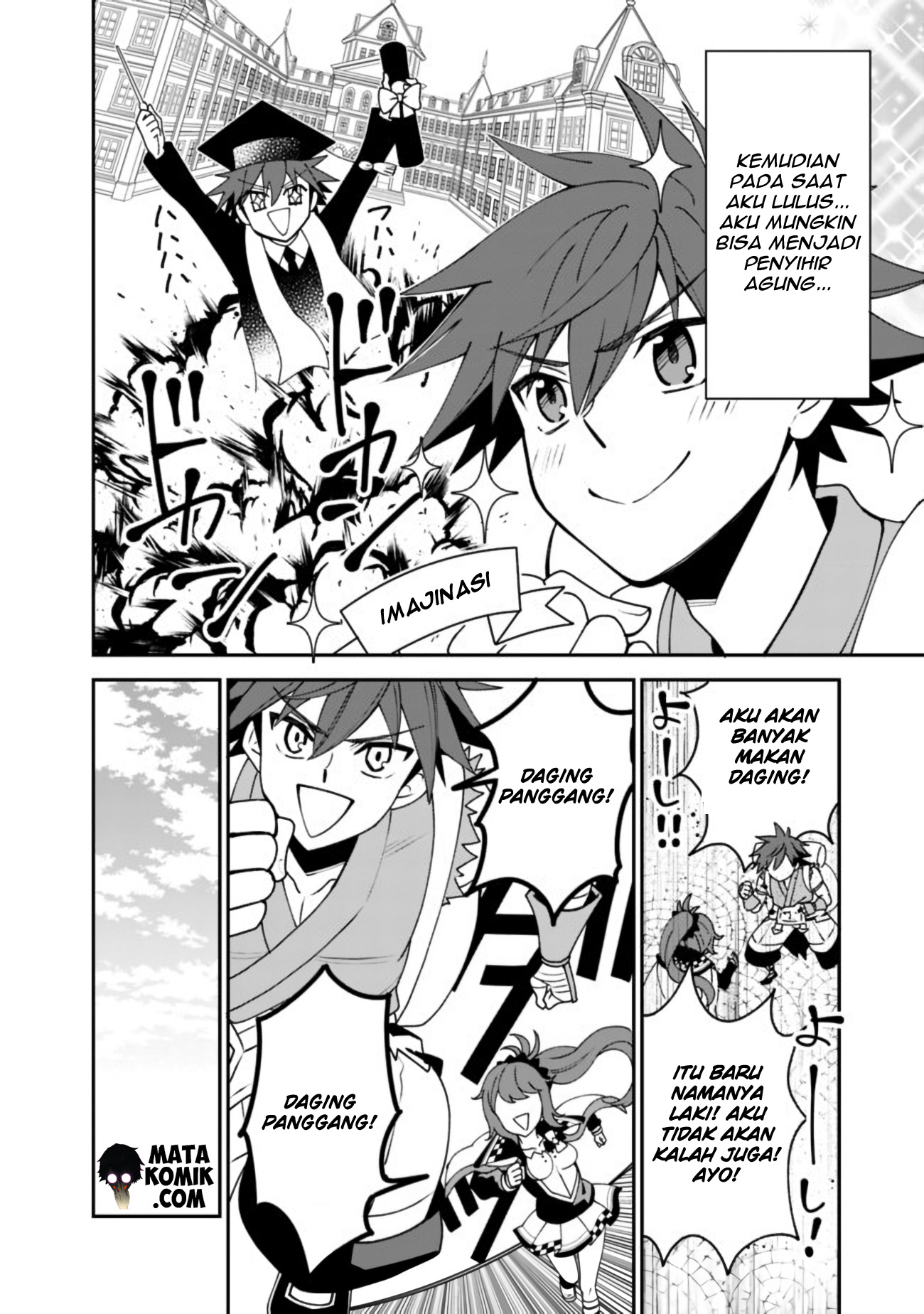 Doryoku Shisugita Sekai Saikyou no Butouka wa, Mahou Sekai wo Yoyuu de Ikinuku. Chapter 3 - halaman 10