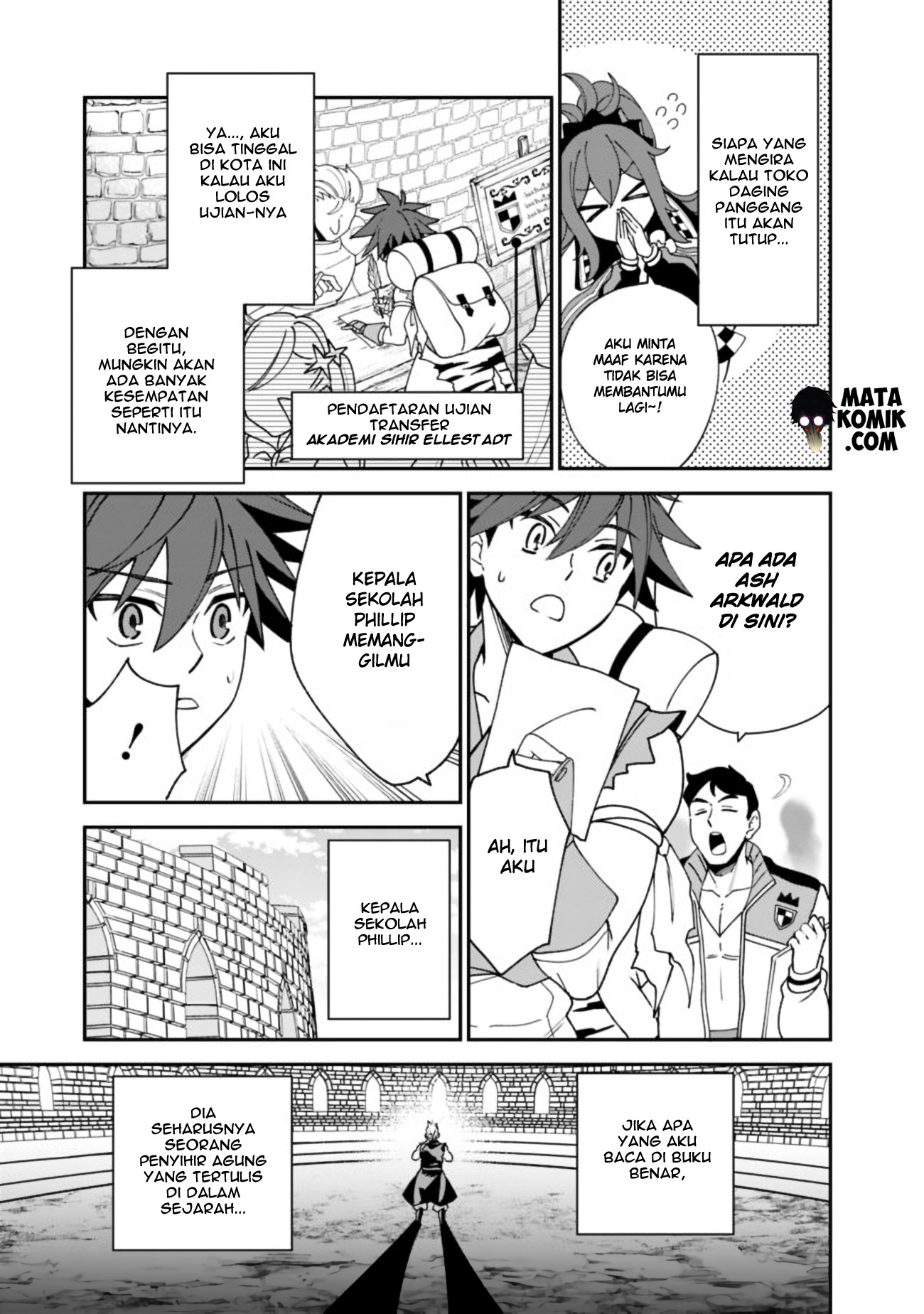 Doryoku Shisugita Sekai Saikyou no Butouka wa, Mahou Sekai wo Yoyuu de Ikinuku. Chapter 3 - halaman 11
