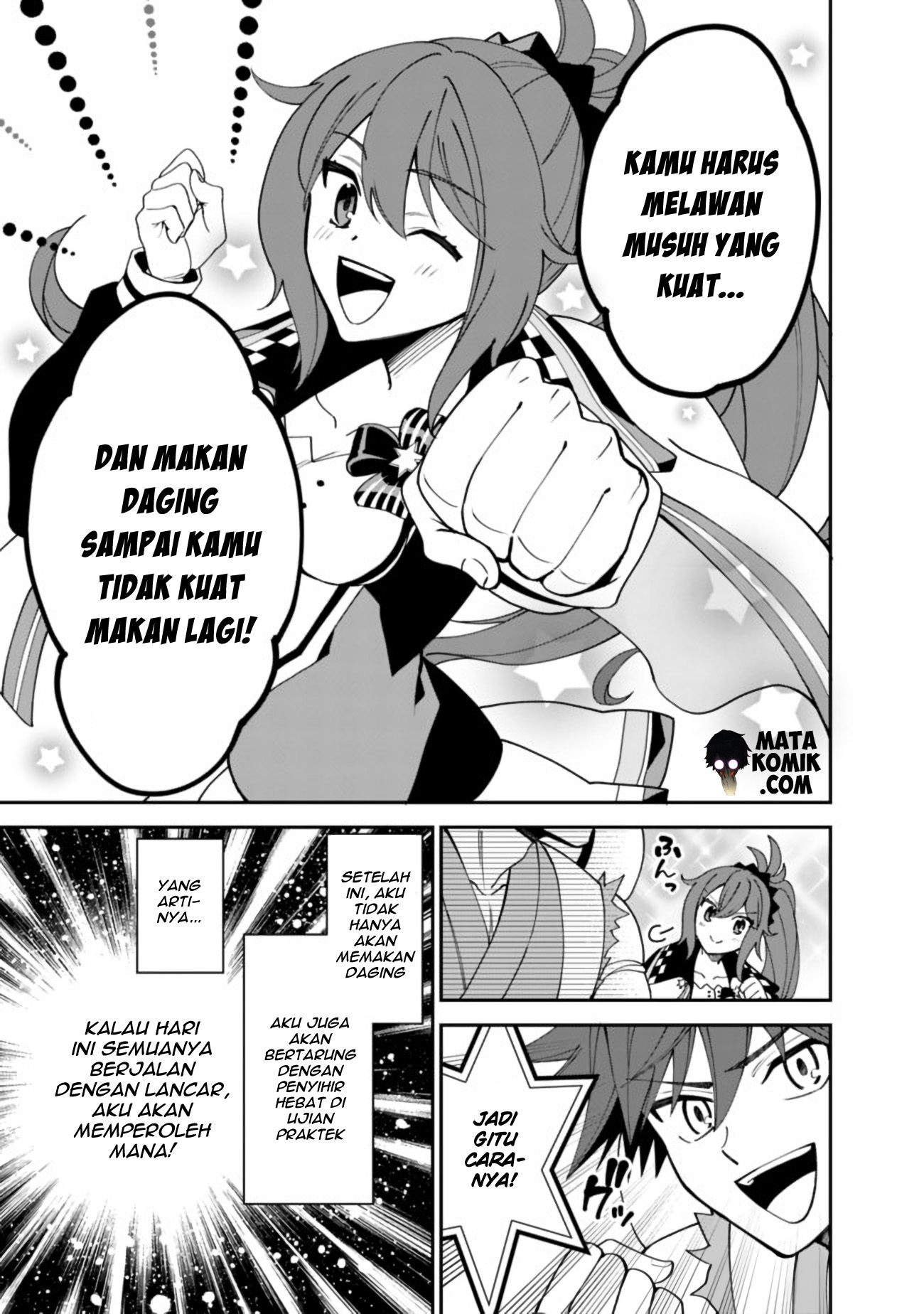 Doryoku Shisugita Sekai Saikyou no Butouka wa, Mahou Sekai wo Yoyuu de Ikinuku. Chapter 3 - halaman 9