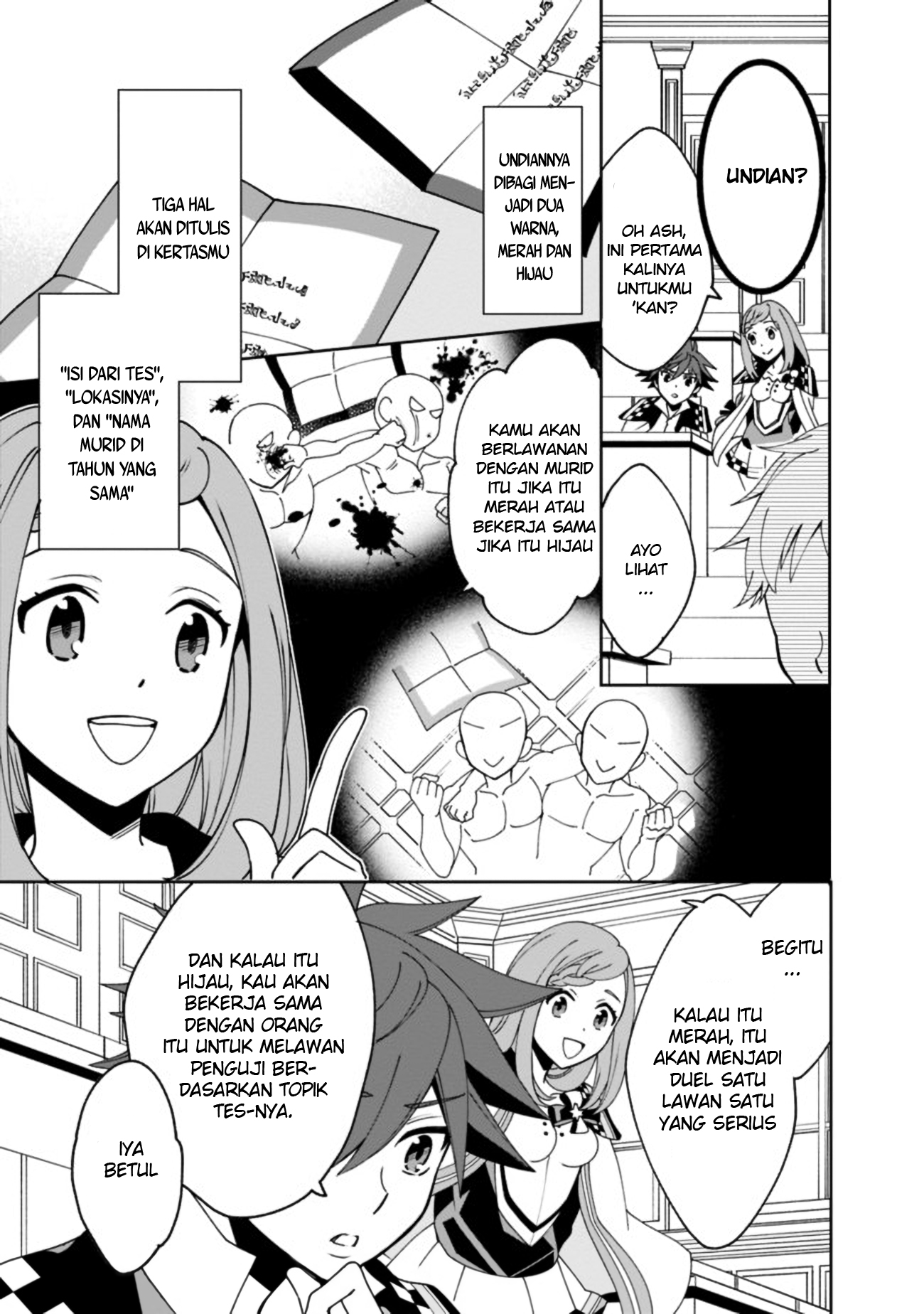 Doryoku Shisugita Sekai Saikyou no Butouka wa, Mahou Sekai wo Yoyuu de Ikinuku. Chapter 4 - halaman 12