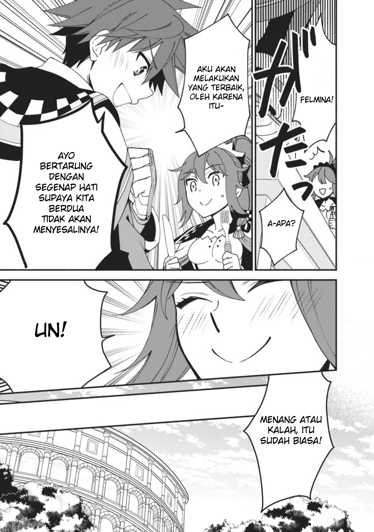 Doryoku Shisugita Sekai Saikyou no Butouka wa, Mahou Sekai wo Yoyuu de Ikinuku. Chapter 5 - halaman 13