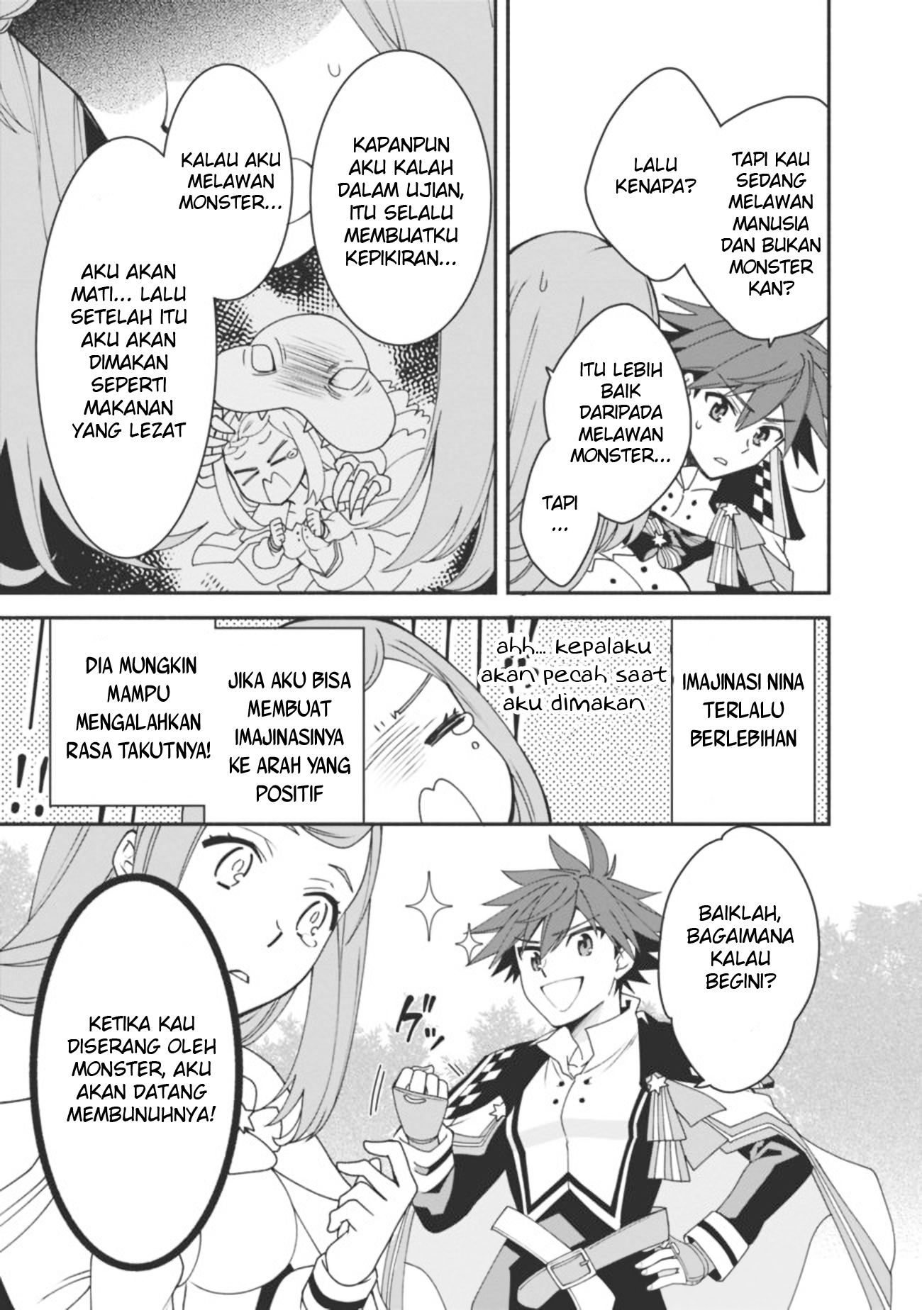 Doryoku Shisugita Sekai Saikyou no Butouka wa, Mahou Sekai wo Yoyuu de Ikinuku. Chapter 5 - halaman 17