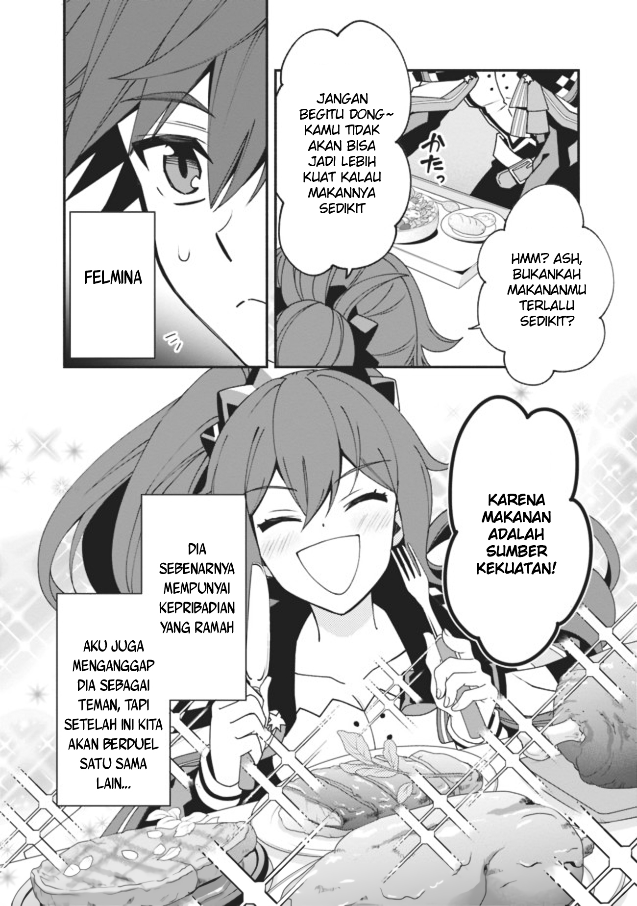 Doryoku Shisugita Sekai Saikyou no Butouka wa, Mahou Sekai wo Yoyuu de Ikinuku. Chapter 5 - halaman 3