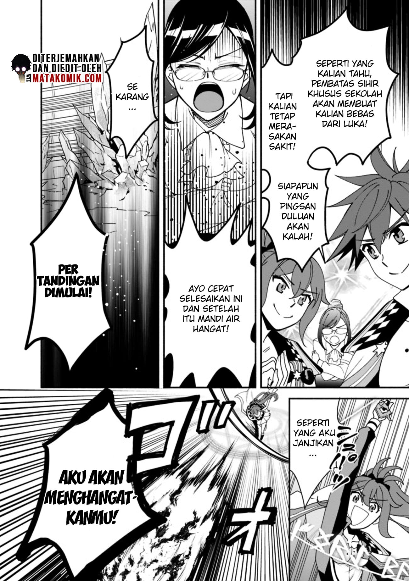 Doryoku Shisugita Sekai Saikyou no Butouka wa, Mahou Sekai wo Yoyuu de Ikinuku. Chapter 6 - halaman 12