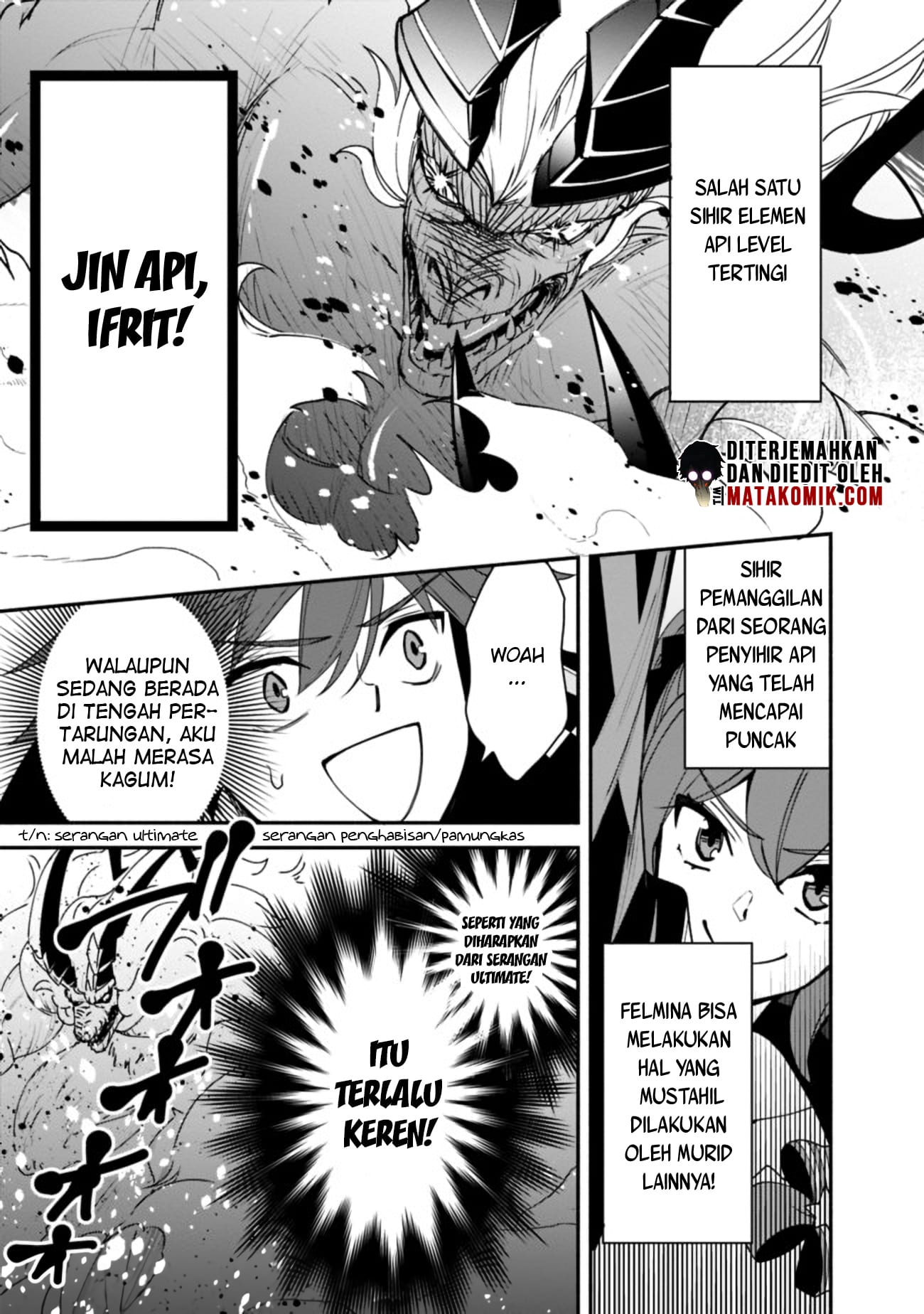 Doryoku Shisugita Sekai Saikyou no Butouka wa, Mahou Sekai wo Yoyuu de Ikinuku. Chapter 6 - halaman 17