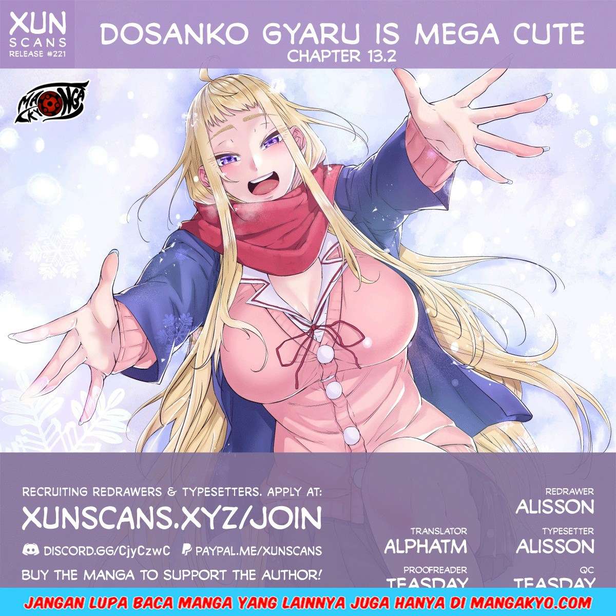 Dosanko Gyaru Is Mega Cute Chapter 13.2 - halaman 1