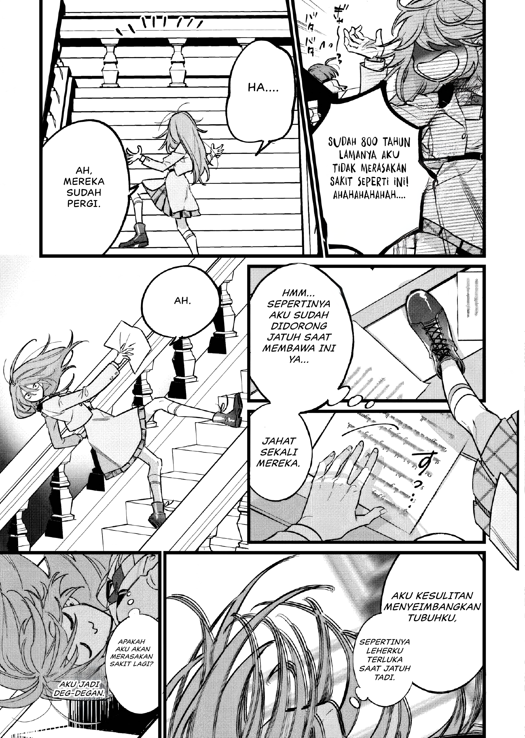 Doteihen Reijou ni Hyoui shita 800-nenmae no Akujo wa Hissori Seishun wo Tanoshindeiru. Chapter 1 - halaman 21