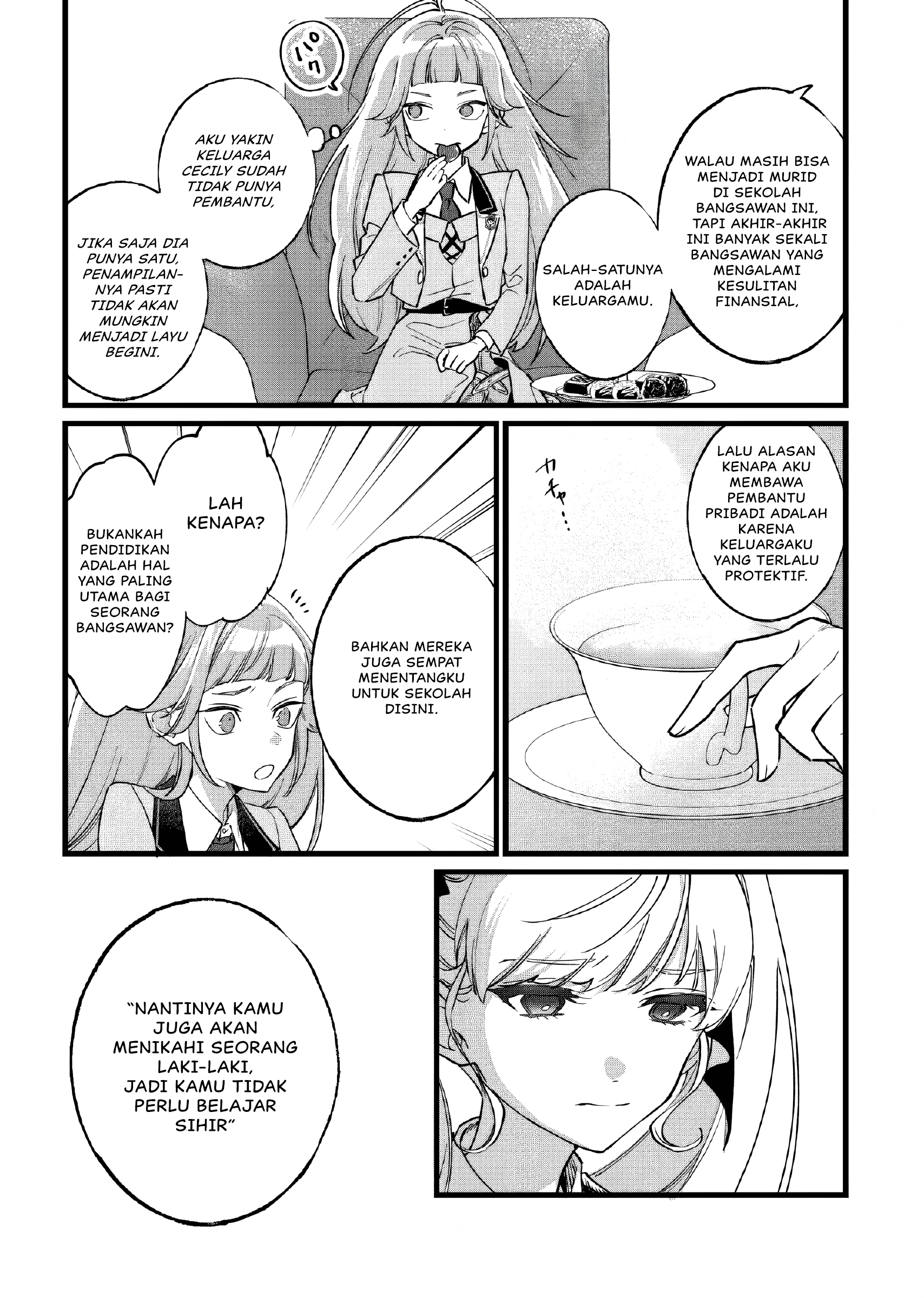 Doteihen Reijou ni Hyoui shita 800-nenmae no Akujo wa Hissori Seishun wo Tanoshindeiru. Chapter 3 - halaman 11