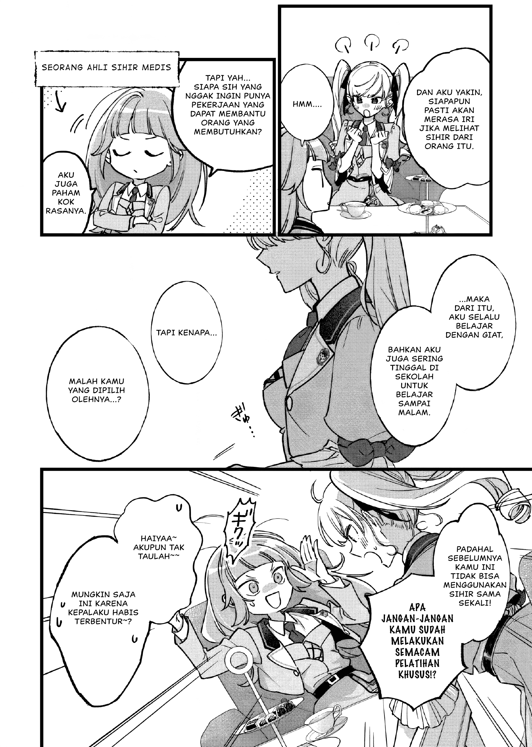 Doteihen Reijou ni Hyoui shita 800-nenmae no Akujo wa Hissori Seishun wo Tanoshindeiru. Chapter 3 - halaman 14
