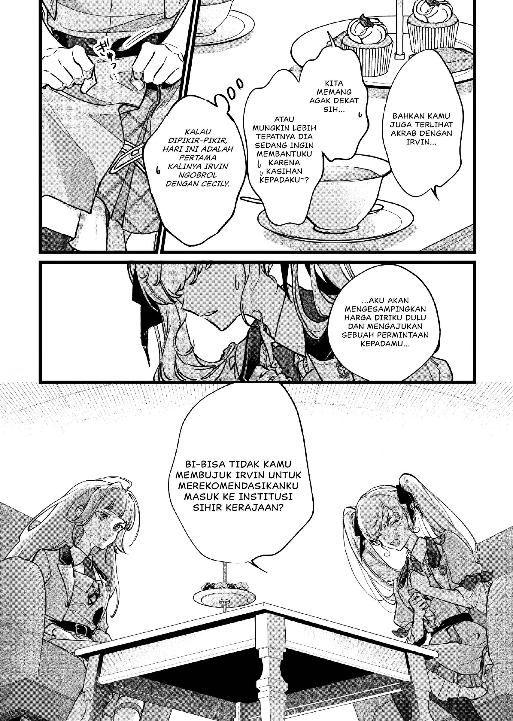 Doteihen Reijou ni Hyoui shita 800-nenmae no Akujo wa Hissori Seishun wo Tanoshindeiru. Chapter 3 - halaman 15